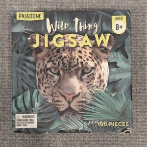 Paladone Wild Thing Jaguar Puzzle 100 Piece Kids Jigsaw Tropical Animal NIB